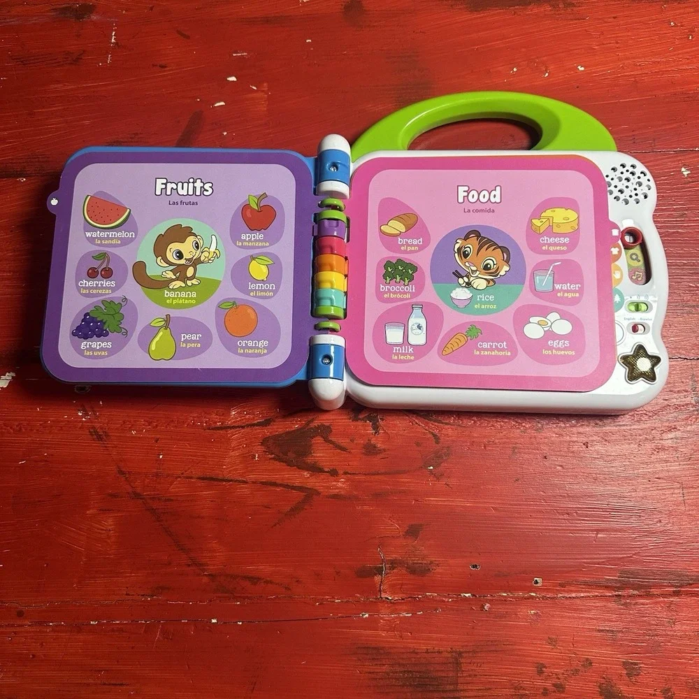 LeapFrog Learning‎ Friends 100 Words Book Leap Frog Interactive Tested WORKS!
